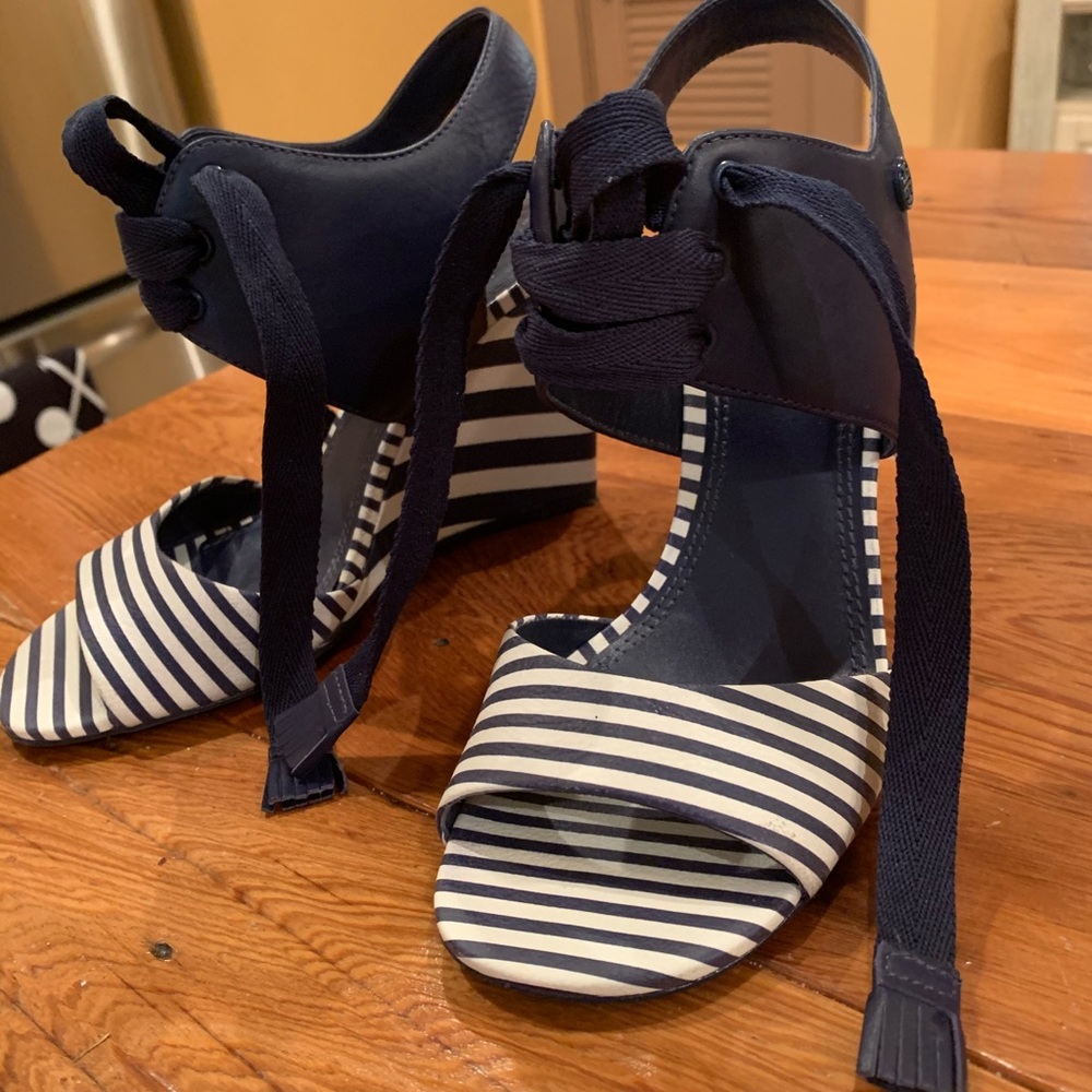 Kate Spade stripped wedge